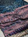 Premium Ajrakh Modal Silk Saree with Traditional Handblock Print