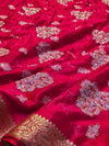 Premium Chinon Saree with Elegant Designer Work & Matching Blouse