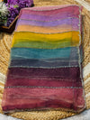Premium Glass Tissue Saree with Elegant Shine & Designer Blouse