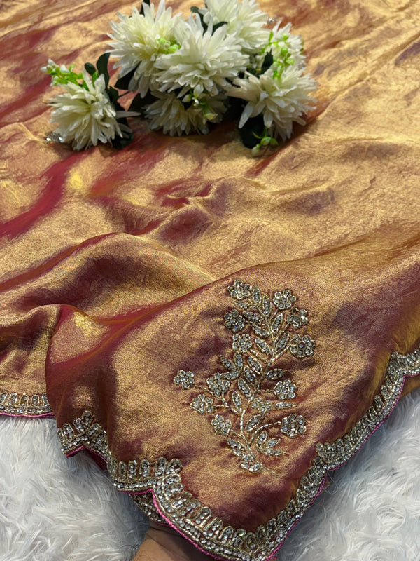 Frendy Silk Saree – Elegant Designer Party Wear Silk Saree