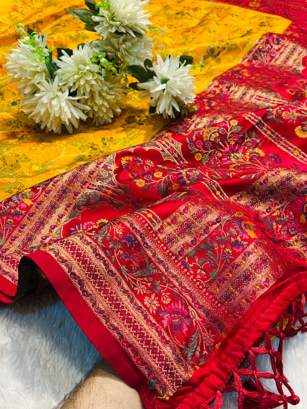 Premium Silk Saree with Blouse Piece – Elegant Designer Party Wear