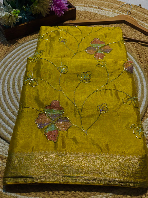 Royal Chinon Saree with Elegant Finish