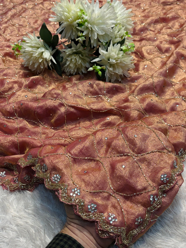 Elegant Frendy Silk Saree with Designer Blouse – Premium Party Wear
