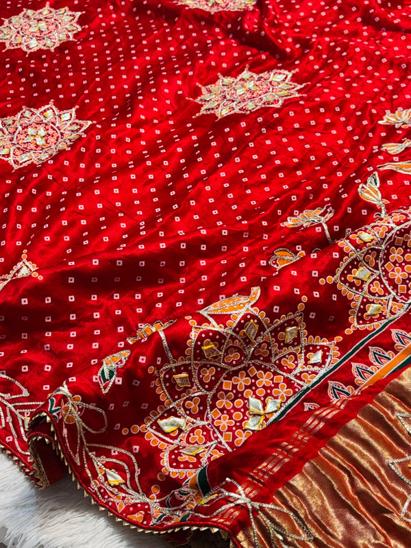 Gaji Silk Saree | Elegant Traditional Designer Saree