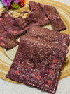 Elegant Net Saree with Readymade Blouse