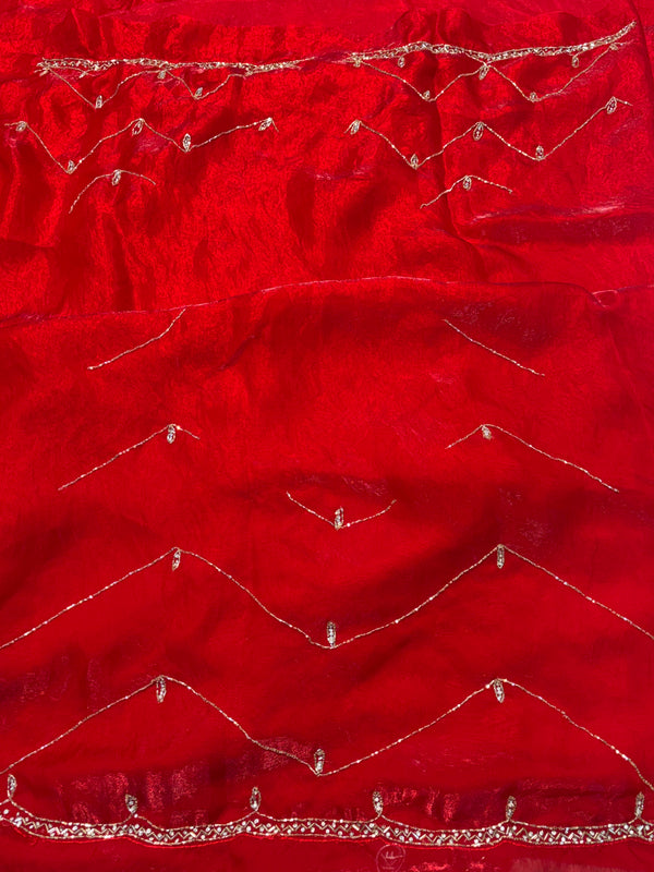 Frendy Silk Saree with Elegant Embroidery Work – Party Wear Designer Saree
