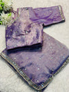 Frendy Silk Saree with Ready-Made Blouse – Elegant Party Wear Collection