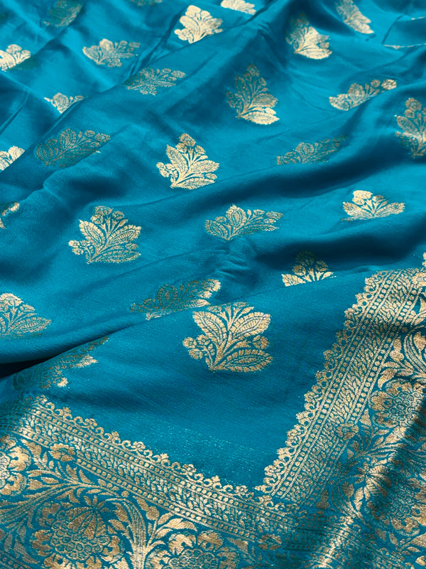 Luxury Soft Chiffon Saree with Modern Design