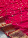 Elegant Chinon Saree with Soft Flowing Drape & Premium Finish