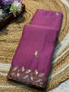 Semi Chiffon Saree with Elegant Look