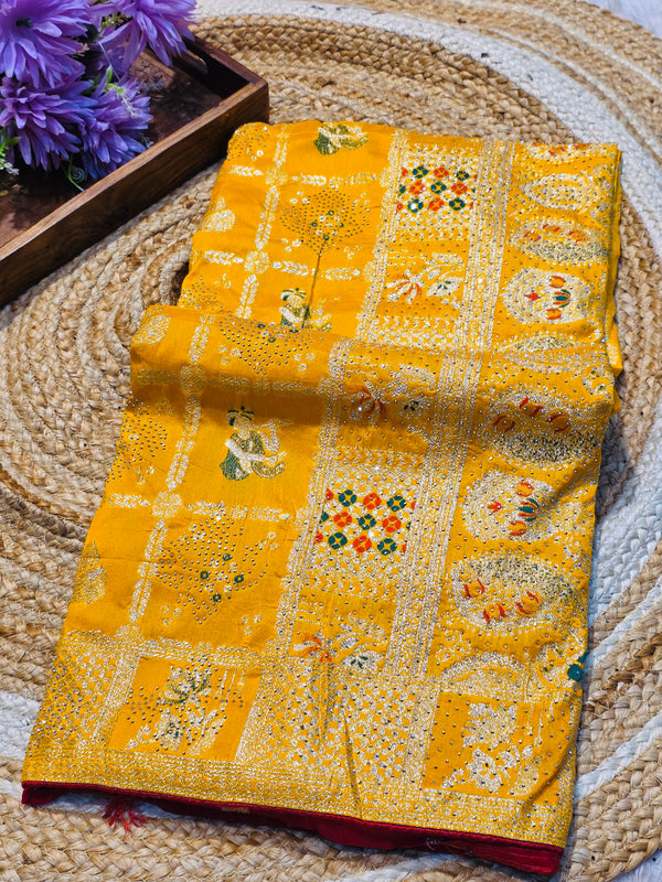 Elegant Silk Saree for Women with Simple Design and Comfortable Fabric