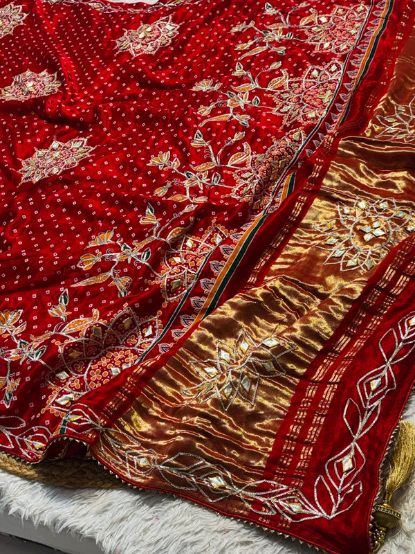 Gaji Silk Saree | Elegant Traditional Designer Saree