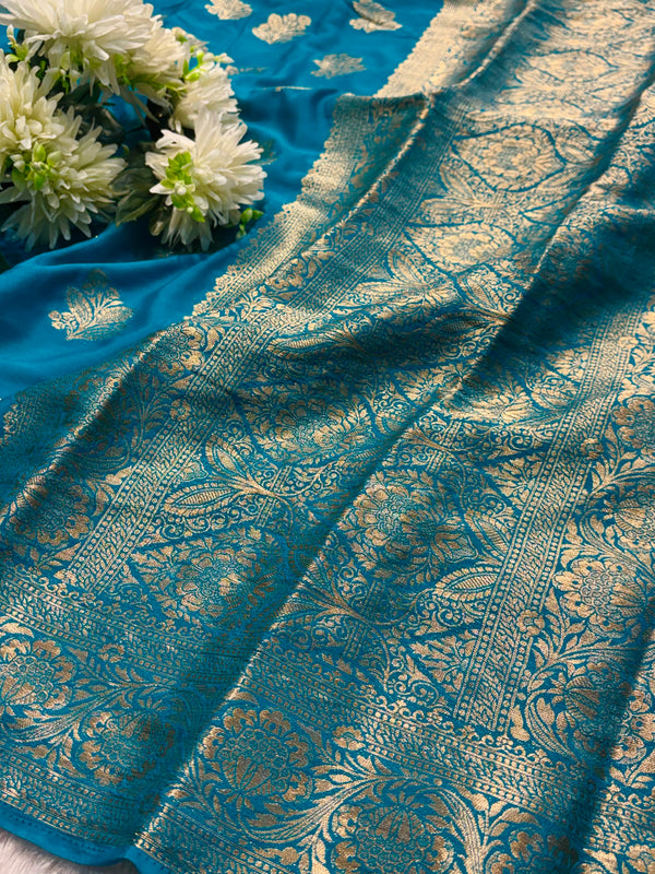 Luxury Soft Chiffon Saree with Modern Design