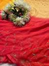 Elegant Designer Chiffon Saree with Stylish Blouse Piece