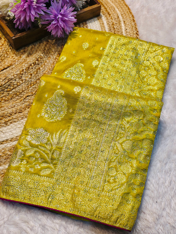 Designer Party Wear Silk Saree with Elegant Finish