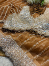 Elegant Net Saree Ready Made Blouse with Designer Finish