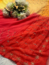 Elegant Designer Chiffon Saree with Stylish Blouse Piece