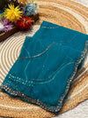 Premium Party Wear Net Saree with Heavy Work