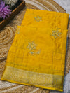 Elegant Chinon Saree with Soft Flow & Rich Finish