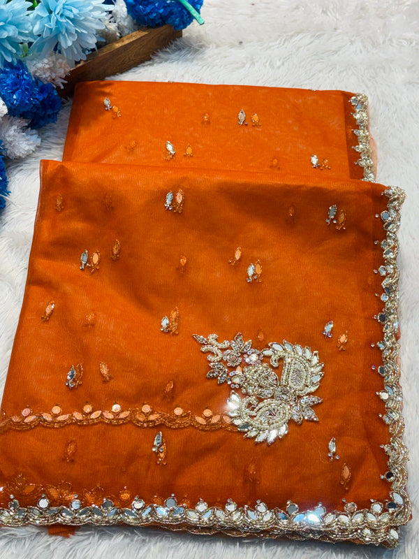 Premium Elegant Net Saree for Special Occasions