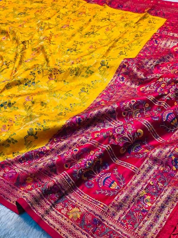 Premium Silk Saree with Blouse Piece – Elegant Designer Party Wear