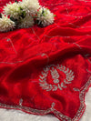 Frendy Silk Saree with Elegant Embroidery Work – Party Wear Designer Saree