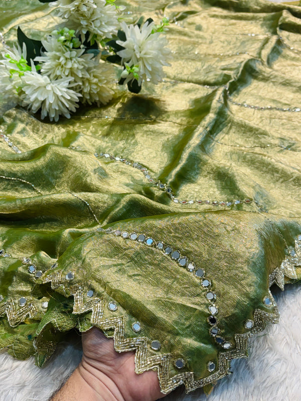 Frendy Silk Saree with Designer Blouse – Soft & Elegant Party Wear