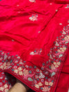 Premium H.O. Silk Saree with Elegant Handwork