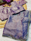 Frendy Silk Saree with Ready-Made Blouse – Elegant Party Wear Collection