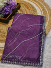 Premium Party Wear Net Saree with Heavy Work