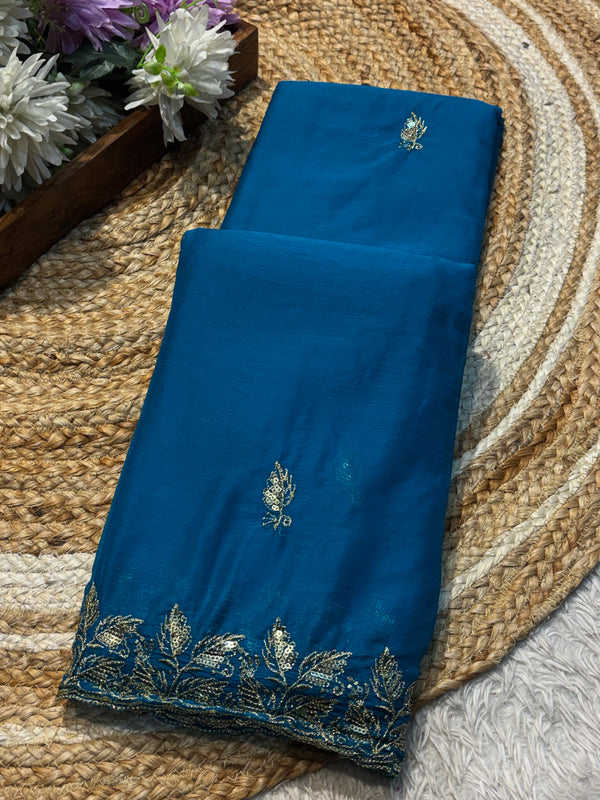 Semi Chiffon Saree with Elegant Look