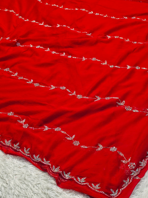 Elegant Soft Chiffon Saree with Lightweight Flow & Premium Finish