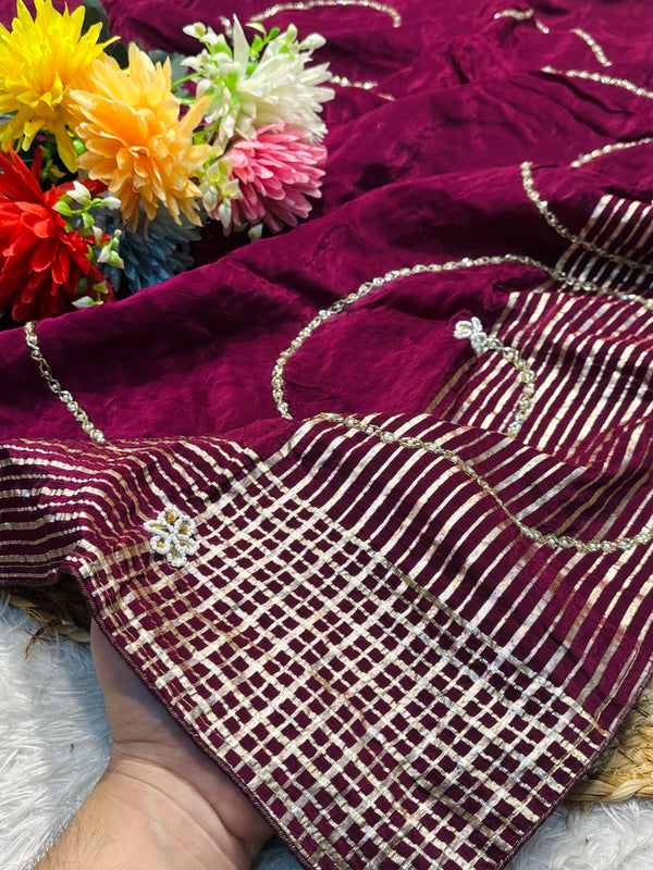 Elegant H.O Silk Saree with Rich Pallu