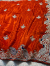 Elegant H.O. Silk Saree with Delicate Thread Work