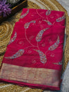 Elegant Chinon Saree with Soft Flow & Rich Finish