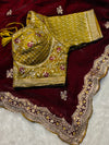 Designer Saree with Ready-Made Blouse – Party Wear Elegant Saree Collection