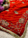 Elegant Chiffon Saree with Graceful Fall