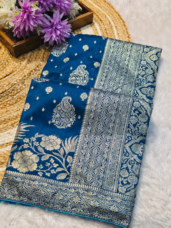 Designer Party Wear Silk Saree with Elegant Finish