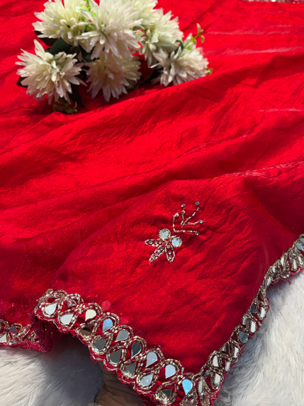 Frendy Silk Designer Saree with Elegant Border – Party Wear Silk Saree Collection