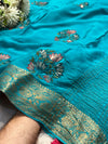 H.O Silk Saree with Elegant Traditional Look