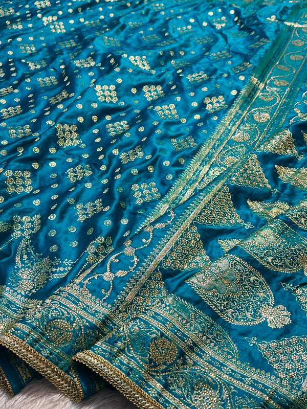 Elegant Dupatta Silk Saree with Graceful Drape