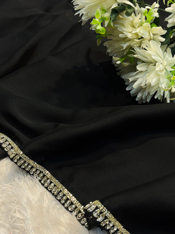 Rangoli Silk Saree – Elegant Designer Party Wear Saree with Rich Texture