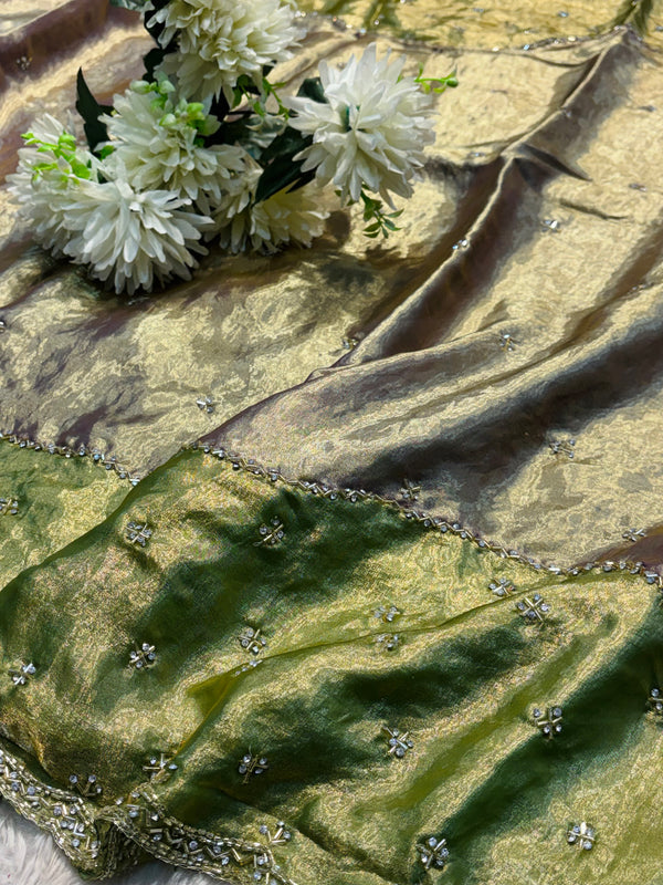 Frendy Silk Saree with Designer Blouse – Elegant Party Wear Collection