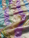 Elegant Rangoli Silk Saree – Soft Designer Party Wear Saree with Blouse Piece