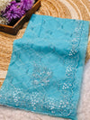Elegant Net Saree with Designer Blouse – Party Wear & Festive Collection