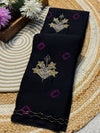 Elegant Chiffon Saree with Lightweight Flowy Fabric & Blouse
