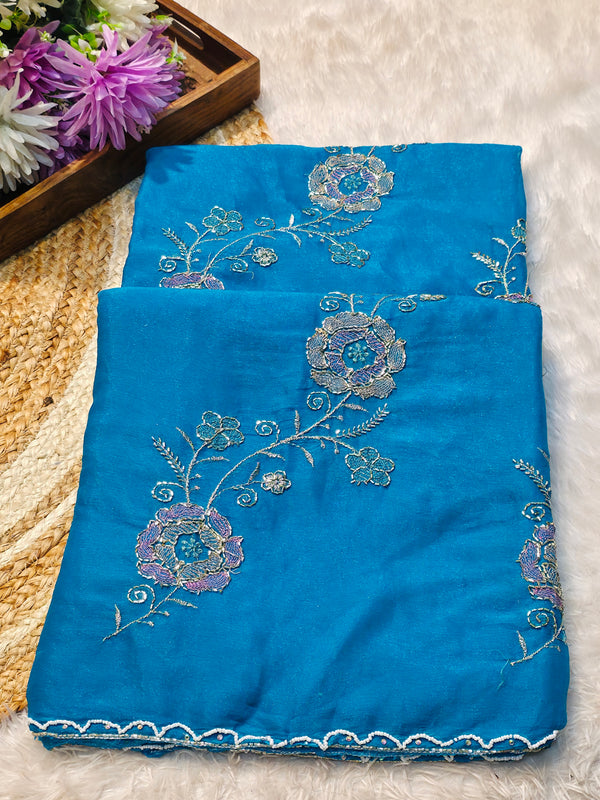 Stylish Semi Chiffon Saree – Comfortable Daily & Party Wear Collection