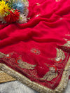 Soft Flowy Chiffon Saree for Daily & Party Wear