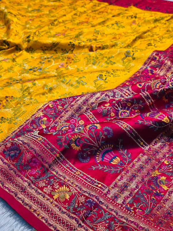 Premium Silk Saree with Blouse Piece – Elegant Designer Party Wear
