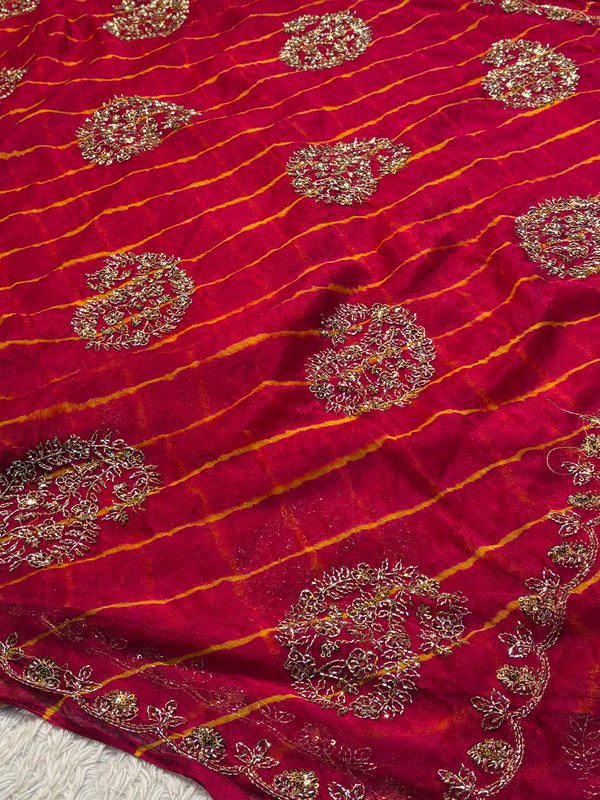 Semi Chiffon Saree with Elegant Flow & Lightweight Comfort